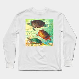 Turtles Turtles and Ocean Long Sleeve T-Shirt